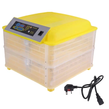 

Professional Automatic Chicken 96 Egg Incubator Duck Bird Egg Hatching Equipment Temperature Control Hatchery Machine UK Plug