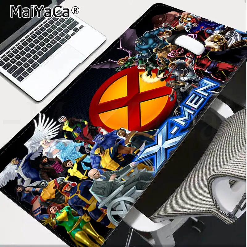 MaiYaCa Высокое качество Marvel X-men Большой Коврик для мыши PC компьютерный коврик резиновый PC компьютерный игровой коврик для мыши