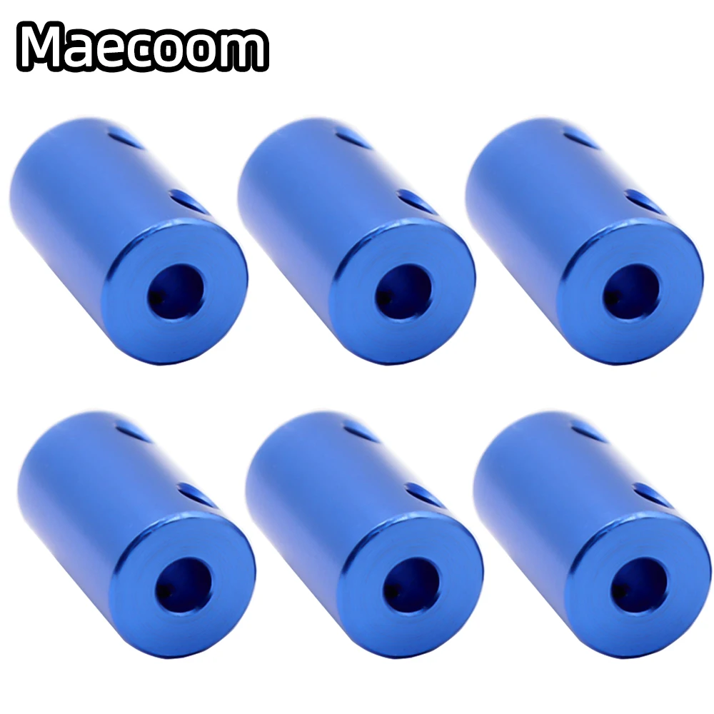 블루 합금 커플 드라이브 샤프트 커플링 풀 커플러, Rc 보트 변속기, DIY 부품 스테퍼 모터 액세서리, 5 개, D14L25, 5mm, 8mm