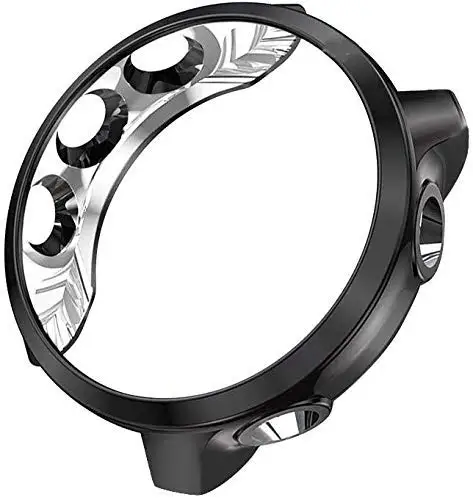 Мягкий чехол из ТПУ для Garmin Forerunner 245 245M ремешок аксессуары для умных часов защитный чехол для Garmin Forerunner 245 245M Чехол - Цвет: Черный