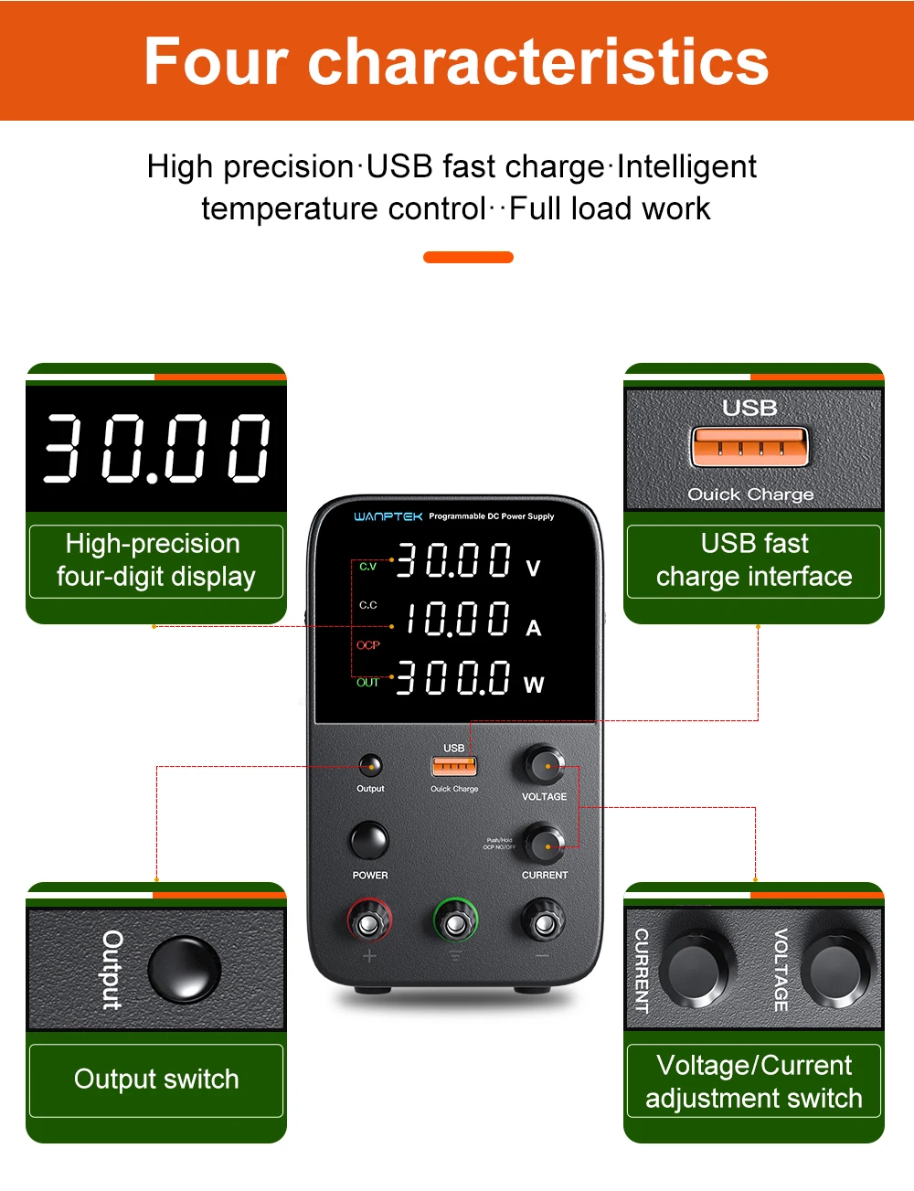 30 60V e 5 10 A, Estabilizador