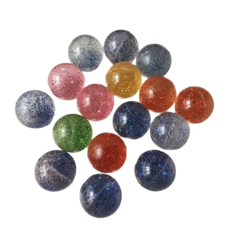 

10pcs 3cm Children Toy Balls Rubber Bouncing Balls Clear Shining Sequins Outdoor Sport Games Juggling Jumping Toys for Kids