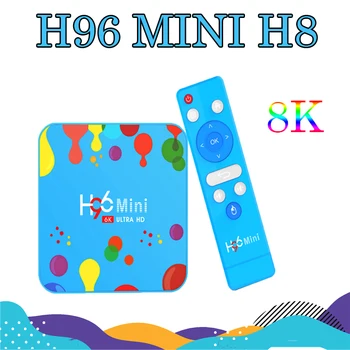 

H96 Mini Android 9.0 TV Box Allwinner H6 Quad Core 6K H.265 Wifi netflix Youtube Set top box H96mini 4GB 32GB Android h96 tv box
