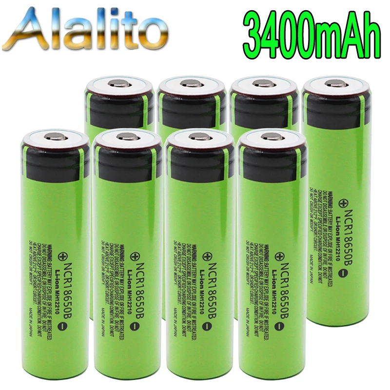 Литиевая аккумуляторная батарея NCR18650B 100% Новый оригинальный аккумулятор 18650 3 7 В