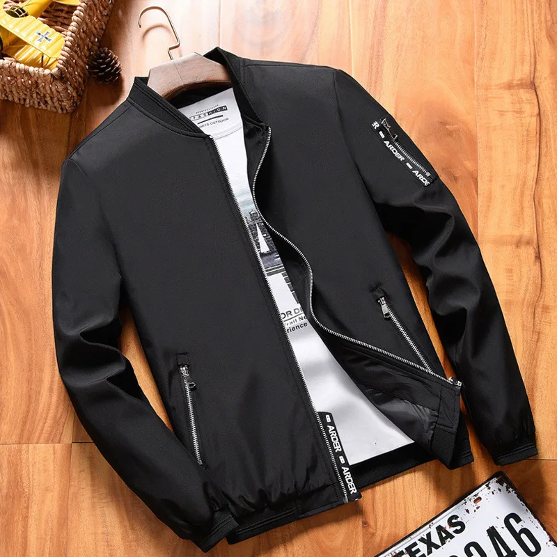 Jacket Men's Autumn New Style Korean-style Men Teenager Jacket Casual Sports Men'S Wear Stand Collar Men Jacket Jacket Men's Autumn New Style Korean-style Men Teenager Jacket Casual Sports Men'S Wear Stand Collar Men Jacket