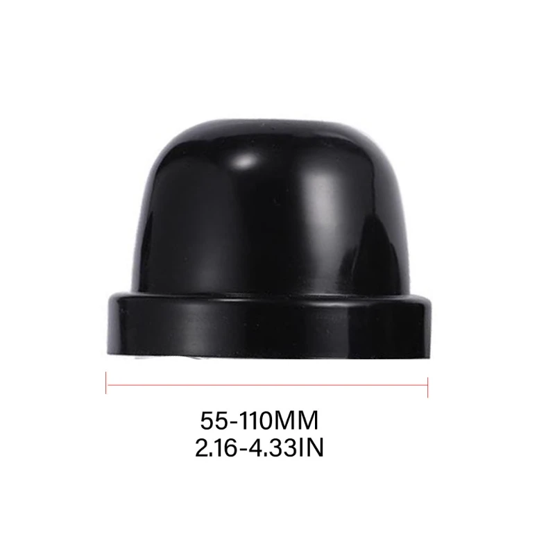 Headlight dust cover Headlight cover Xenon headlight Headlight lens cover LED Headlight Dust Cover Rubber Seal LED Xenon Flexible Car Headlight Kit Dustproof Housing Shell Waterproof