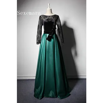 

Elegant Formal Evening gowns 2018 vestido de festa Abendkleider Robe de soiree Prom long sleeve Mother of the Bride Dresses