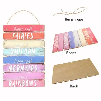 

Wooden Plaques Signs Welcome Plaque Sign Mini Chalkboard Message Memo Chalkboard Family Party Wedding Decoration