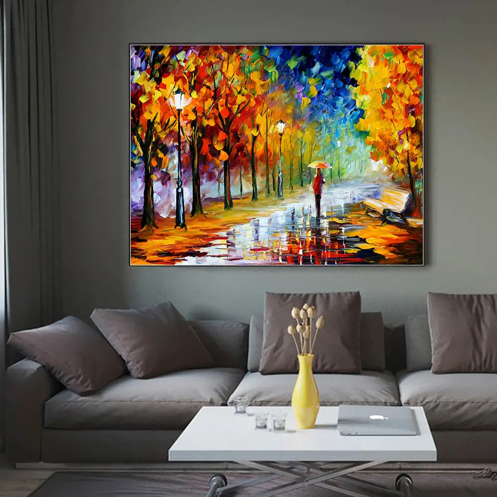 Art & Collectibles Painting Oil City oil painting large original oil