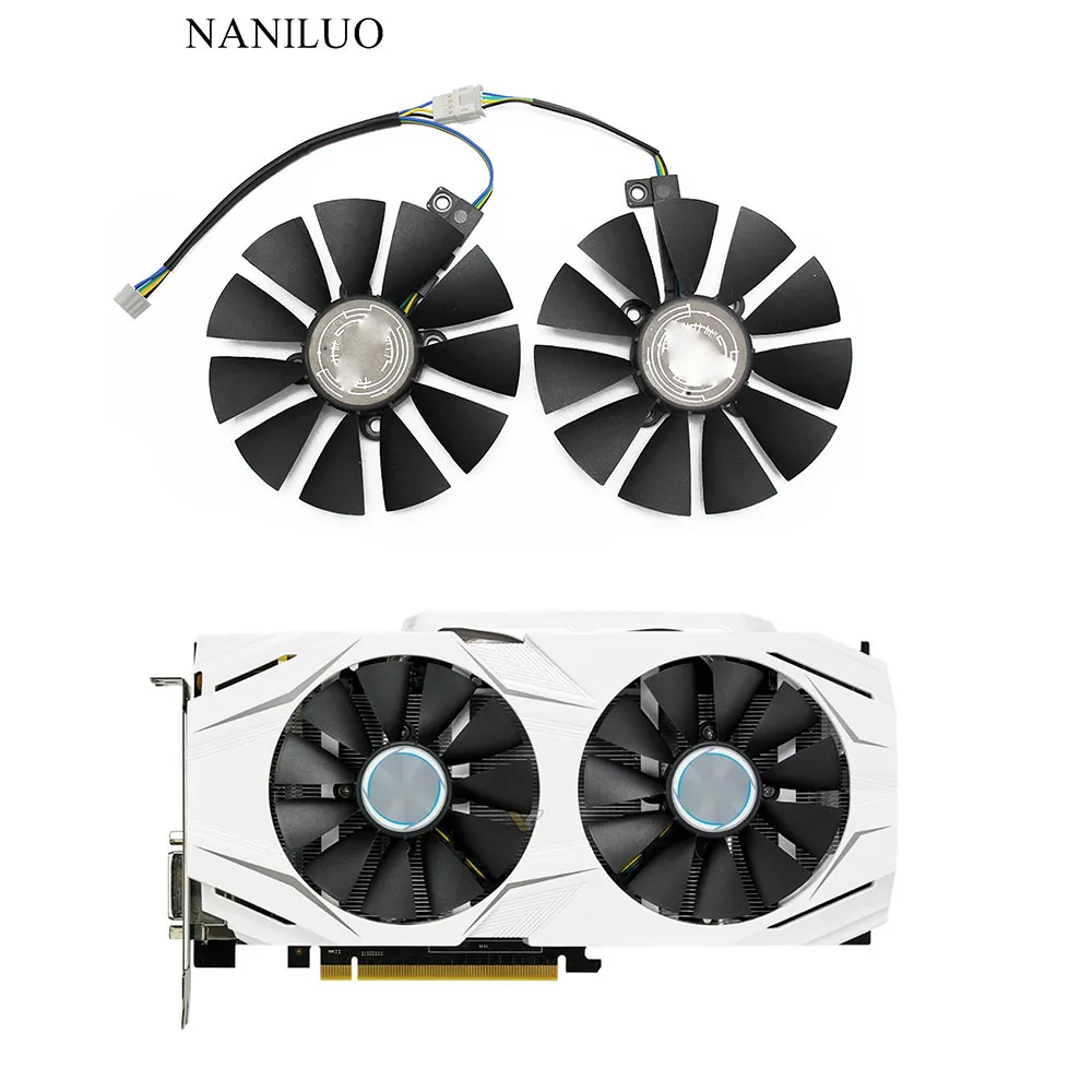 Видеокарта для ASUS GTX 1060 1070 RX 480 T129215SU PLD09210S12HH 28 мм профиля 87 | Компьютеры и офис