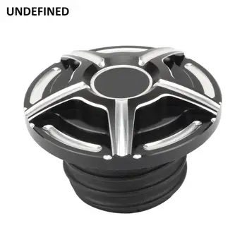 

1Pcs Motorcycle Accessories Black Cut Gas Tank Cap Fuel Oil Caps For Harley Sportster XL 883 1200 Iron Softail Dyna Universal