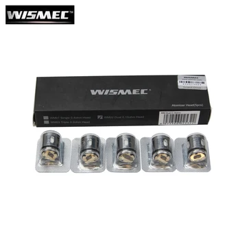 

Wismec WM01 Single Coil 0.4ohm WM02 Dual Coil 0.15ohm WM03 Triple Head 0.2ohm For Reuleaux RX GEN3 GNOME Tank 5pcs/lot