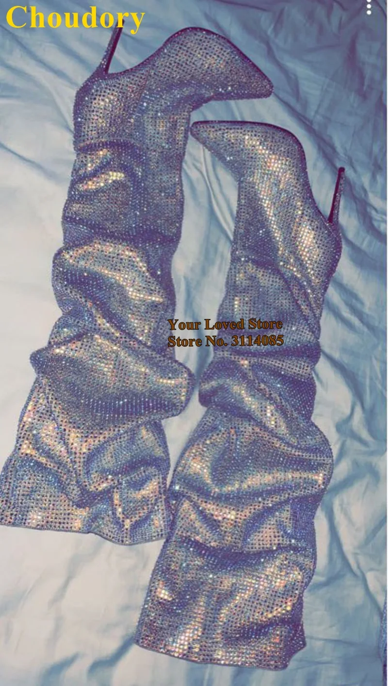 锥形跟钻及膝长靴 (14)====