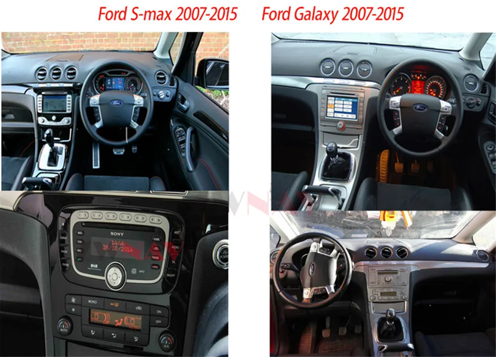 Cornualles Pino cera Radio Multimedia con GPS para coche, reproductor estéreo con Android 11,  PX6, para Ford Galaxy S Max 2007-2015 - AliExpress Automóviles y  motocicletas