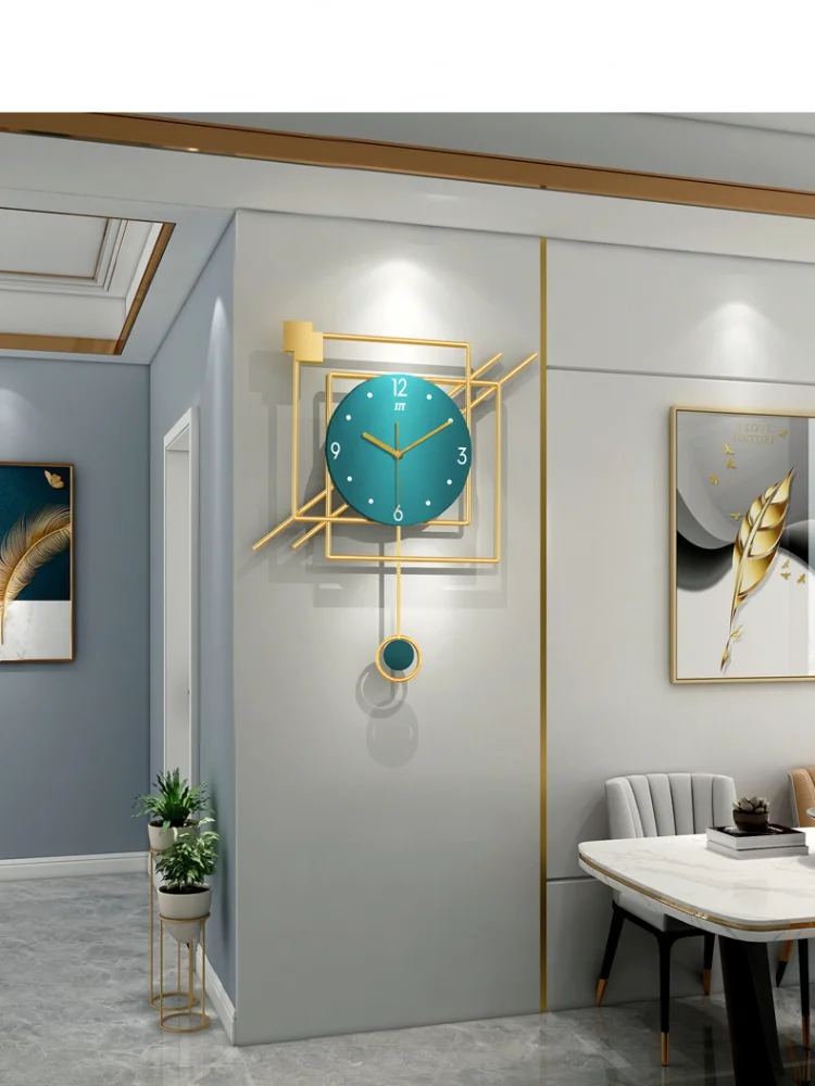 Nordic Design Metal Pointer Creative Geometric Clocks 6 Nordic Design Metal Pointer Creative Geometric Clocks 6