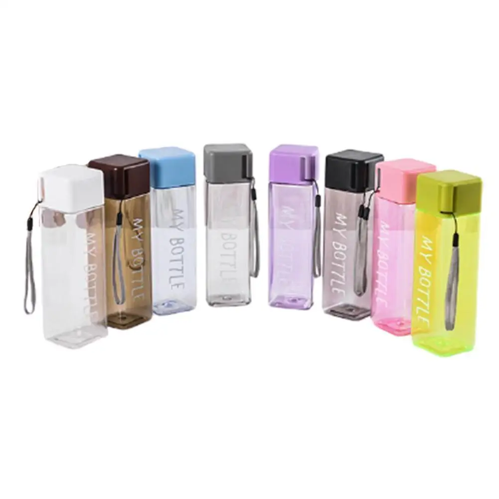 500 мл Милая новая квадратная чашка для чая молока фруктов воды с водостойкими