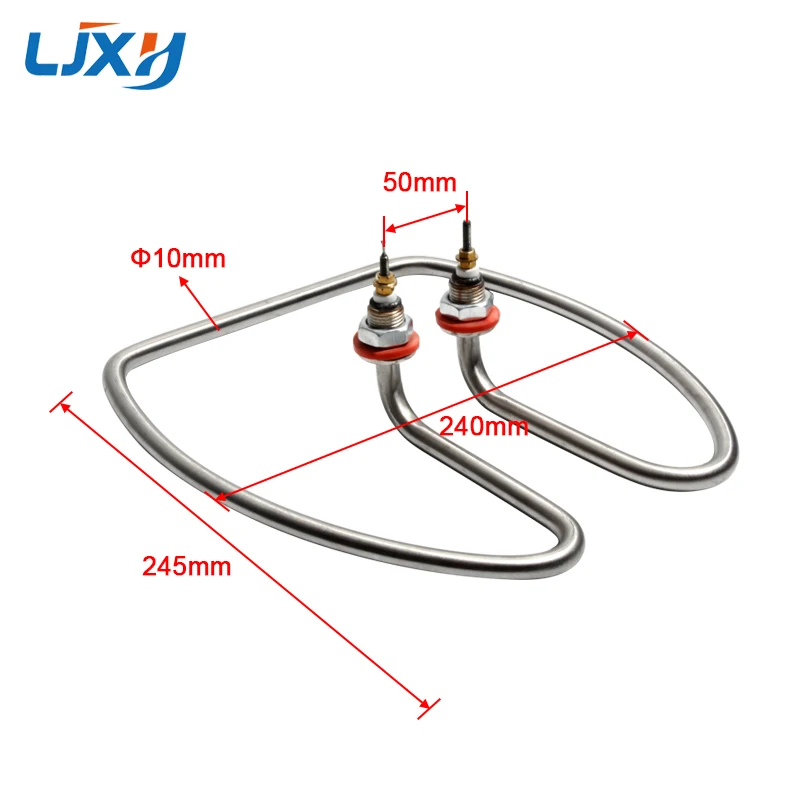 LJXH 304 ведро из нержавеющей стали водонагреватель нагревательная трубка 2.5KW/3KW 220V 230 мм