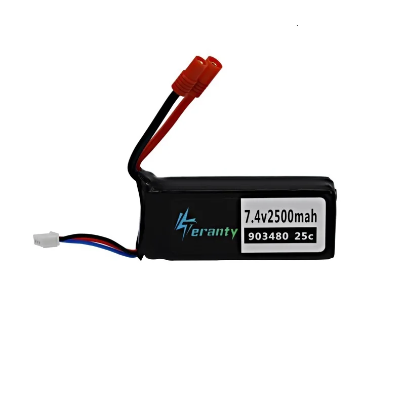 7,4 v 2500mAh Lipo батарея для Syma X8C X8W X8G X8 RC Квадрокоптер 12428 12423 автозапчасти 7,4 V 903480 игрушки аккумуляторная батарея