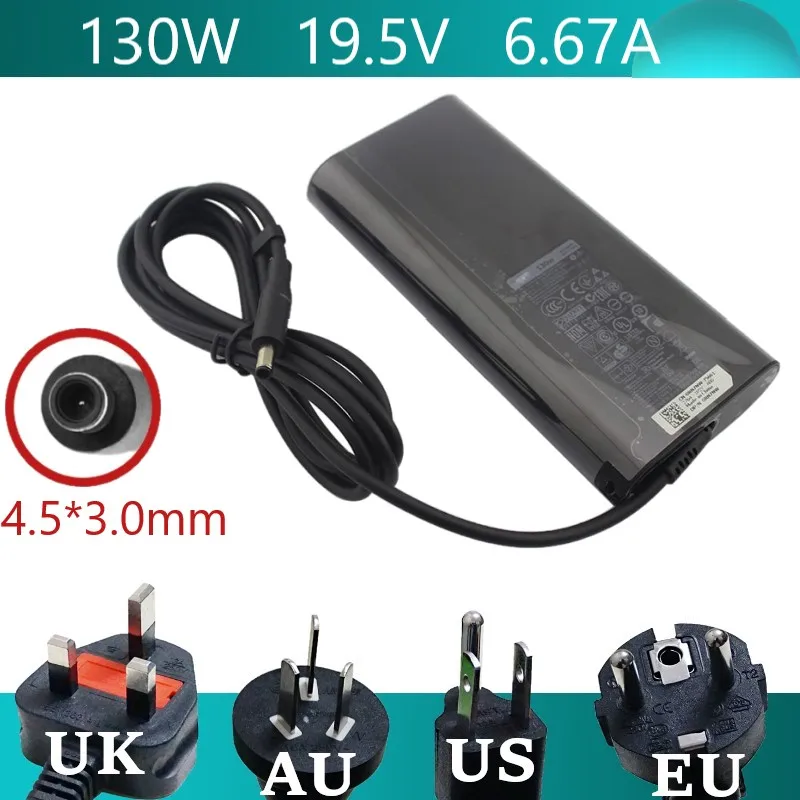 Адаптер питания для ноутбука DELL XPS 15 9530 9550 Precision M3800 DA130PM130 19 5 V 6.67A 130W 4 5*3 0|Адаптеры