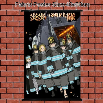 

Anime Poster Enn Enn No Shouboutai Fire Force Shinra Tamaki Wall Scroll Painting Art Prints Home Room Decoration 60*40 90*60