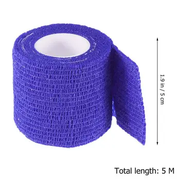 

5 Rolls Nonwovens Cohesive Bandages Self Adherent Wrap Tape First Aid Tape for Pets