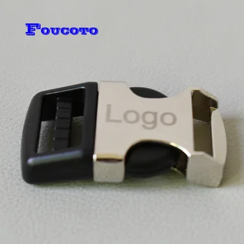 

50pcs engrave ID metal hardware belt buckle clip hook 20mm for paracord dog collar clip hook buckle DIY sewing accessories