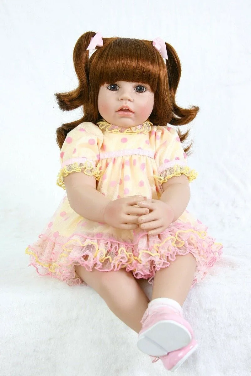 Reborn baby Dolls 2" ручной работы винил принцесса девочка новорожденный реальный вид игрушки для детей Детские игрушки для девочек
