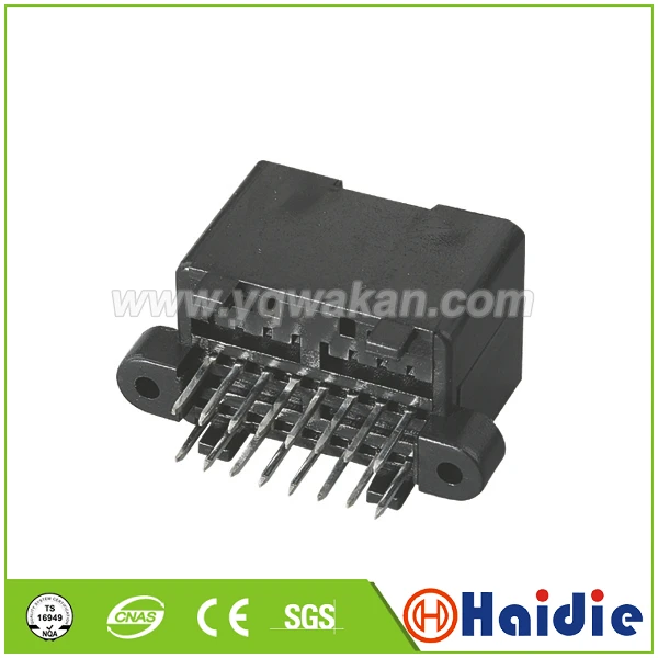 2sets Tyco 16pin Pcb Auto Cable Housing Plug Wiring Harness Connector 
