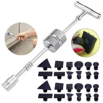 

Car Dent Repair Puller Metal Car Repair Tools Hail Pit Sagging Dent Repair Kit Plastic Suction Cup Universal Auto Repair Kit