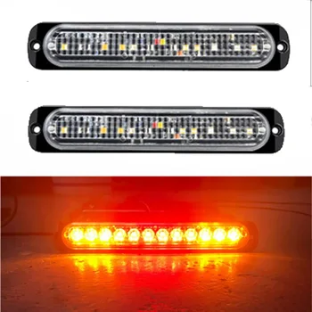 

Hazard Car Lights Strobe Light Lamp DC12V-24V Amber/Yellow 12LED Newest