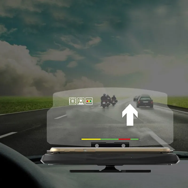 Автомобильный навигатор HUD держатель телефона gps проектор 6 дюймов авто Колыбель кронштейн HUD держатель навигации