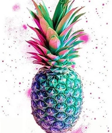 

Foreign Trade Wholesale Diamond Painting DIY5d Pineapple Full of Crystals Living Room Manufacturers Direct Selling Recruitment A