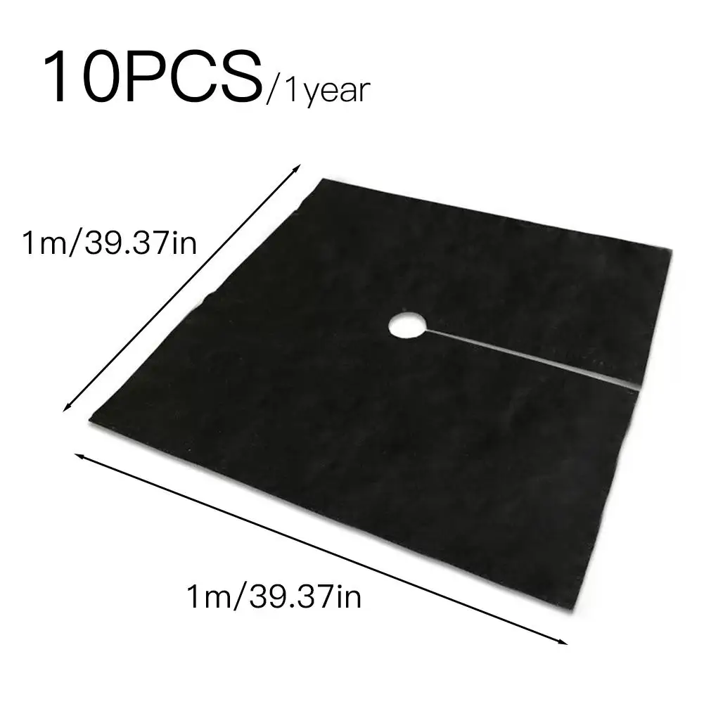 

10PCS Non-woven Weed Control Ground Cover Breathable And Moisturizing Protection Cover Orchard Grass Cloth Garden Accessories