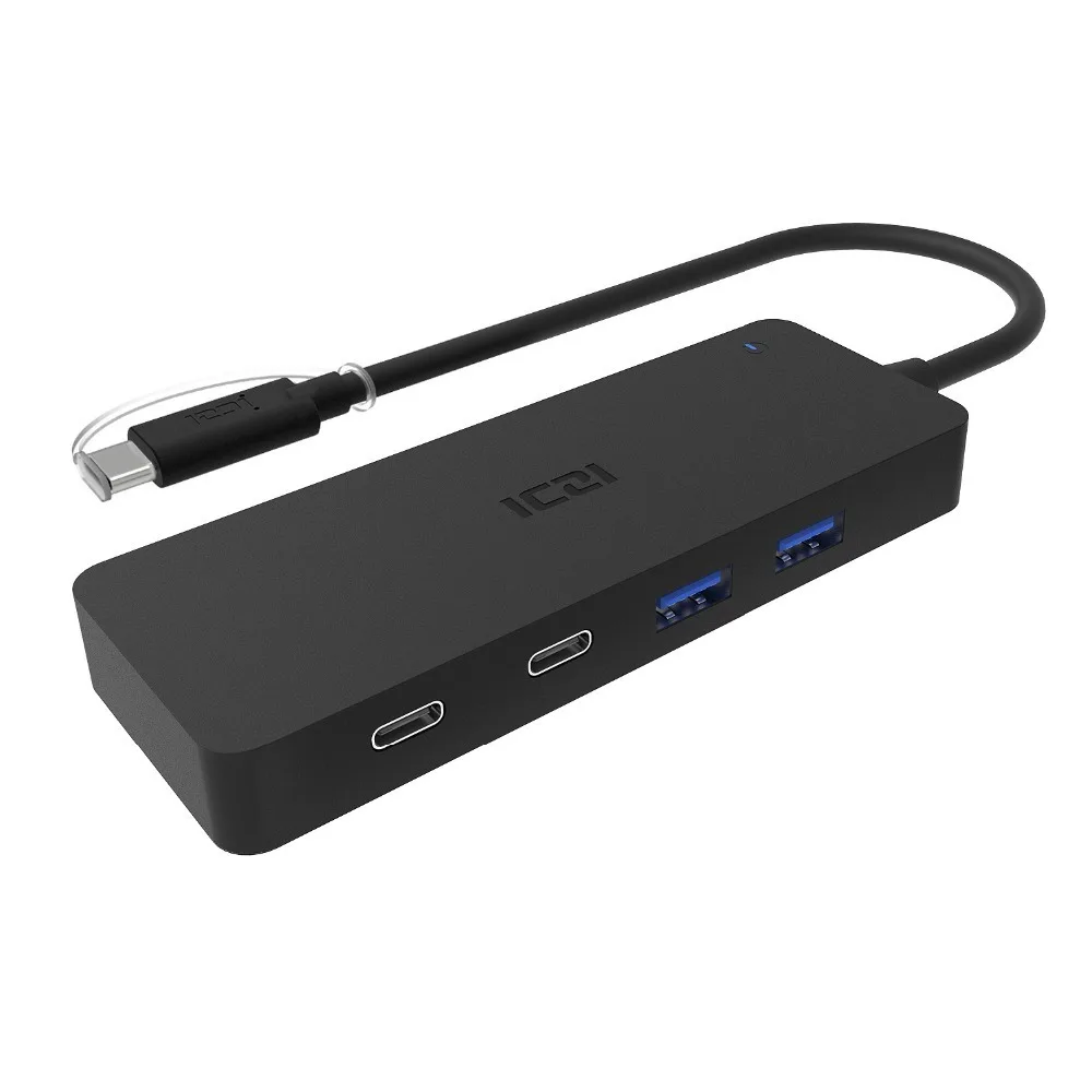 ICZI USB 3,1 type C Thunderbolt 3-2 USB 3,0 порта 2 USB C порта type C концентратор передачи данных для Macbook huawei ноутбук