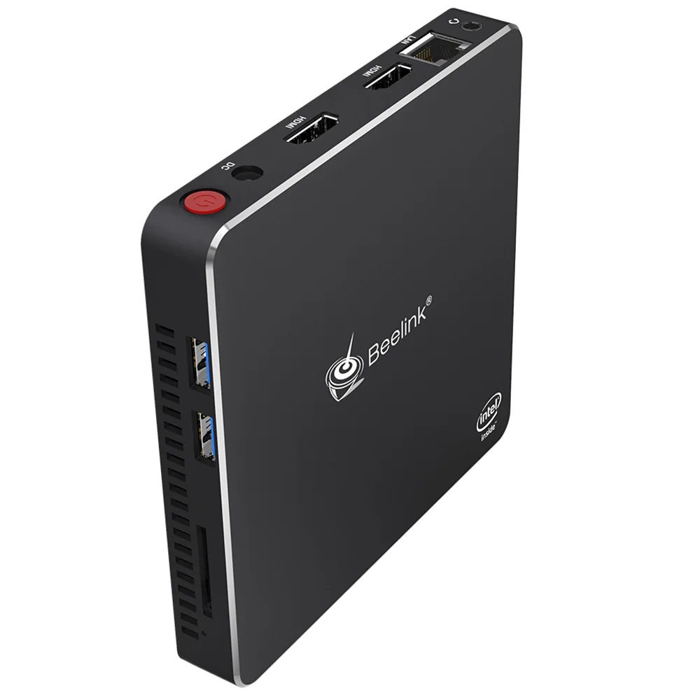 Beelink Gemini T34 мини ПК Intel HD graphics 500 2 4 ГГц + 5 8 WiFi 1000 Мбит/с Bluetooth 0 поддержка