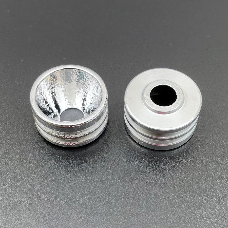Diameter 20mm x 12mm Aluminum Orange Peel Smooth Reflector 20x12mm for S2+ S3 18650 5050 LED Flashlight Torch