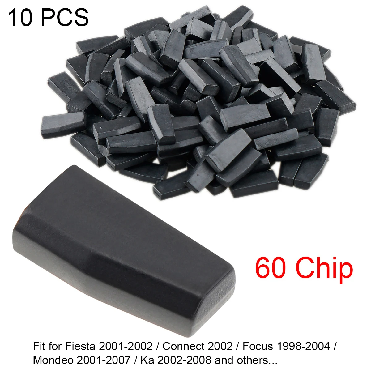10 шт. карбоновый чип 4D60 ID60 для Fiesta 2001-2002 Connect 2002 Focus 1998-2004 Mondeo | Автомобили и