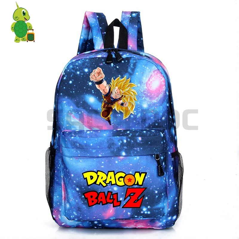 Mochila Dragon Ball Z рюкзак Goku Super Saiyan для мальчиков и девочек рюкзак для подростков школьные сумки галактика Звездная ночь дорожная сумка - Цвет: 7