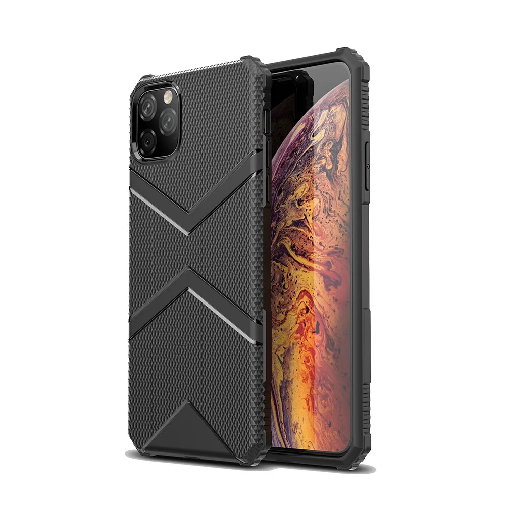 

For iPhone 11 Pro 11 Pro Max Case Hybrid PC+TPU Silicone Soft Anti-scratch Armor Cover For iPhone 11 X XS XS Max Case Shockproof