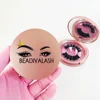 Wholesale Lash Boxes Packaging Bulk With Logo Round Lashes Box Case With Logo Lash Packaging Boxes with Mirror 1