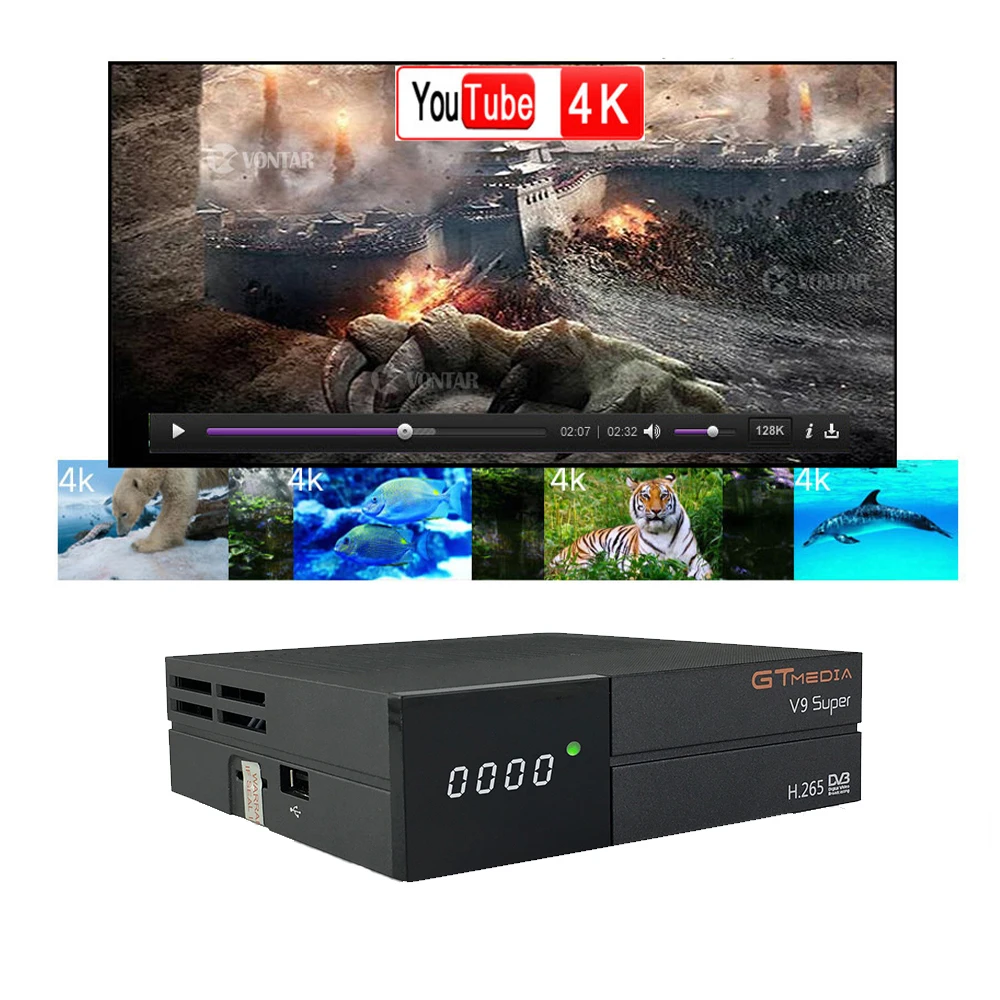 GTMedia V9 HDMI(H.265) выход Испания Европа Cccam Супер Спутниковый ресивер DVB-S2 встроенный WiFi GTmedia V8 NOVA V9 рецепторы