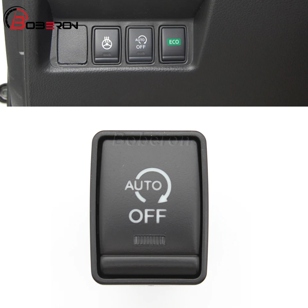 Auto start stop disable push button for nissan xtrail t32 qashqai j11 tiida off switch engine 