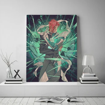 

JoJo'S Bizarre Adventure Canvas Print Picture Wall Art Anime Role Paintings Noriaki Kakyoin Module Poster Home Decor Living Room
