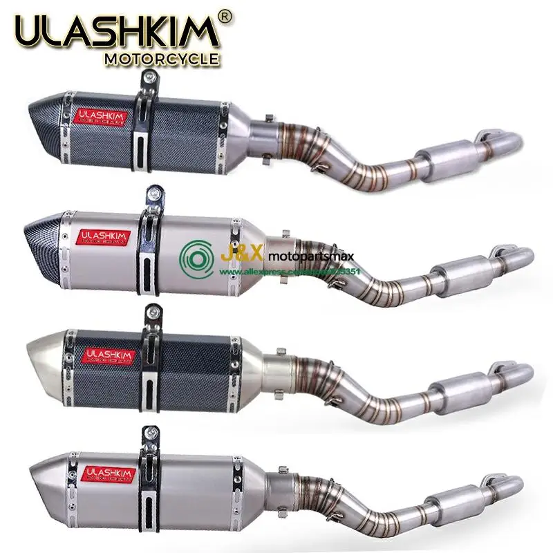 NMAX155 мотоцикл выхлоп без шнуровки полная система Модифицированная Передняя