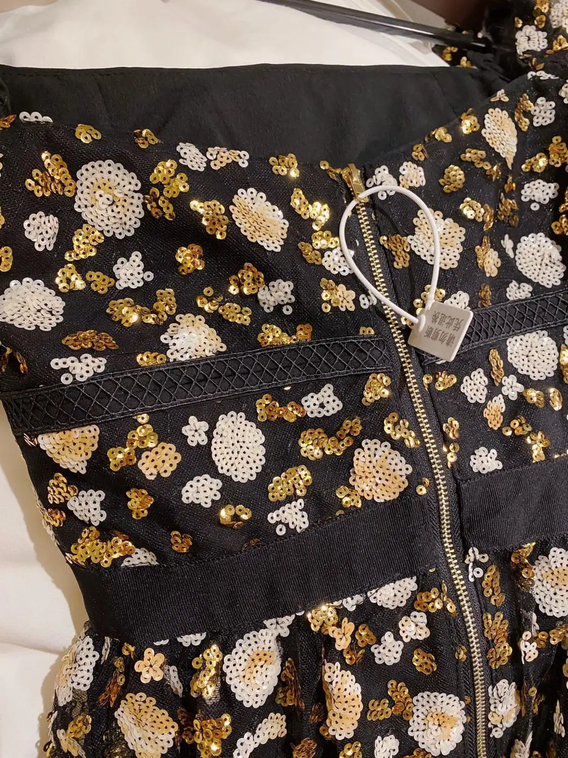Luxury Sequins Dress 2020 Autumn Runway Designer