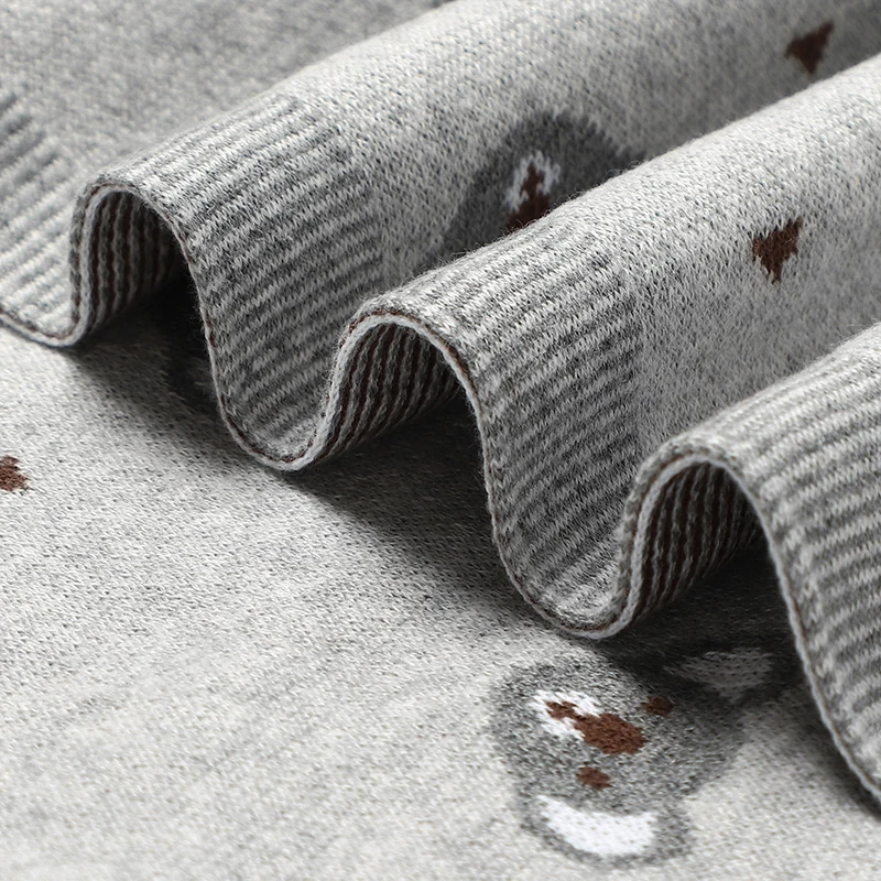 Baby Blankets Cute Cartoon Koala Infant Kids Sofa Plaid Bedding Quilt Cotton Knit Newborn Girl Boy Stroller Soft Swaddle Wrapper 3