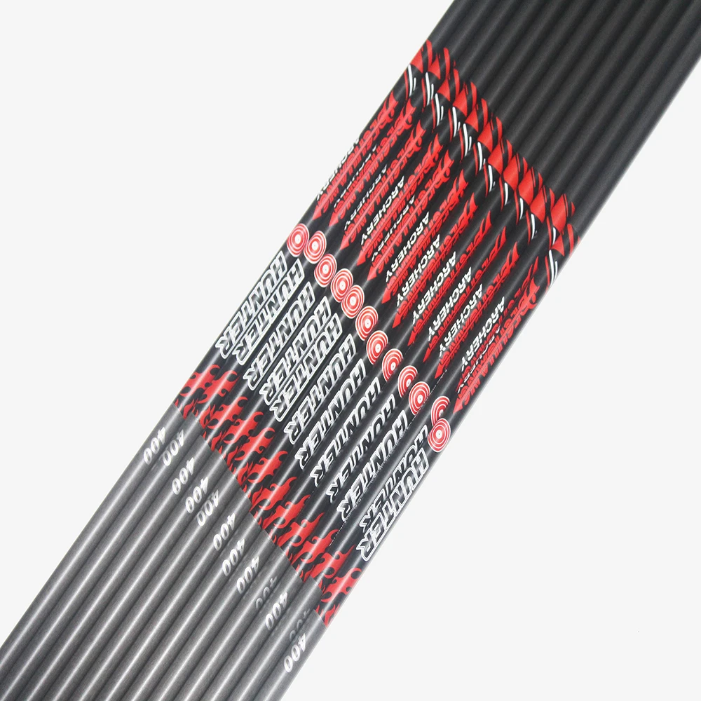 

Углеродные стрелы Dechuang для стрельбы из лука, валы Spine250 300 340 400 500 600 ID6.2mm, традиционный блочный лук для охоты своими руками