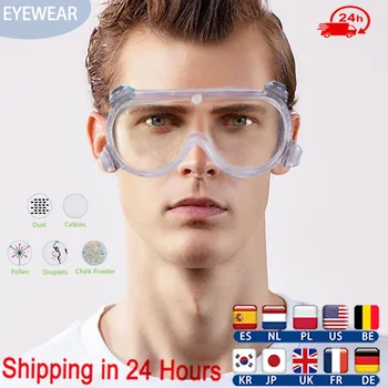

1/2/5pcs Safety Glasses Goggles Work Anti Dust Glasses Windproof Transparent Goggles Eye Protection Protective Goggles