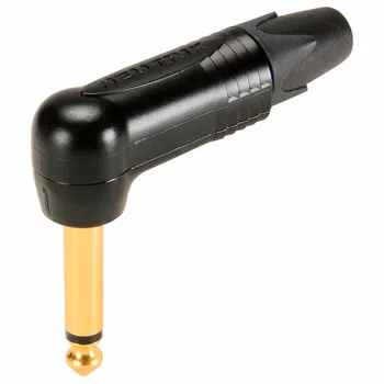 

1 pcs Neutrik NP2RX-B 2 pole 1/4" right-angle phone plug, 2 Pole 6.5mm Stereo Jack Plug ,Neutrik 6.35mm plugs