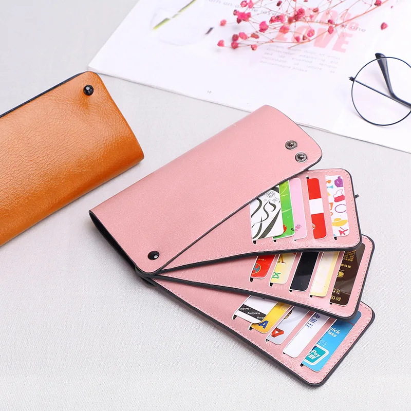 

ID Credit Card Wallet Creative Vintage Cash Holder Organizer Case Box 15 Card Pack Cheap Business Credit Card Holder Package